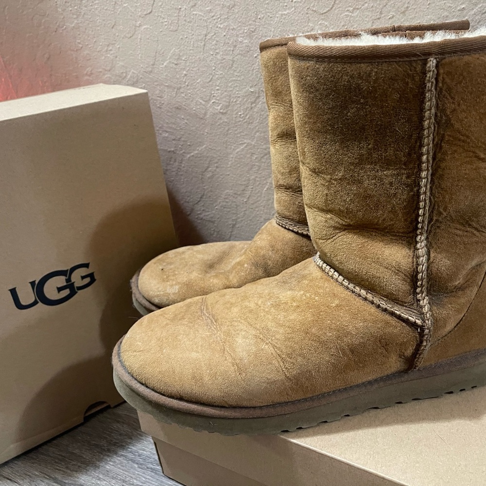 UGG Tan Suede Boots